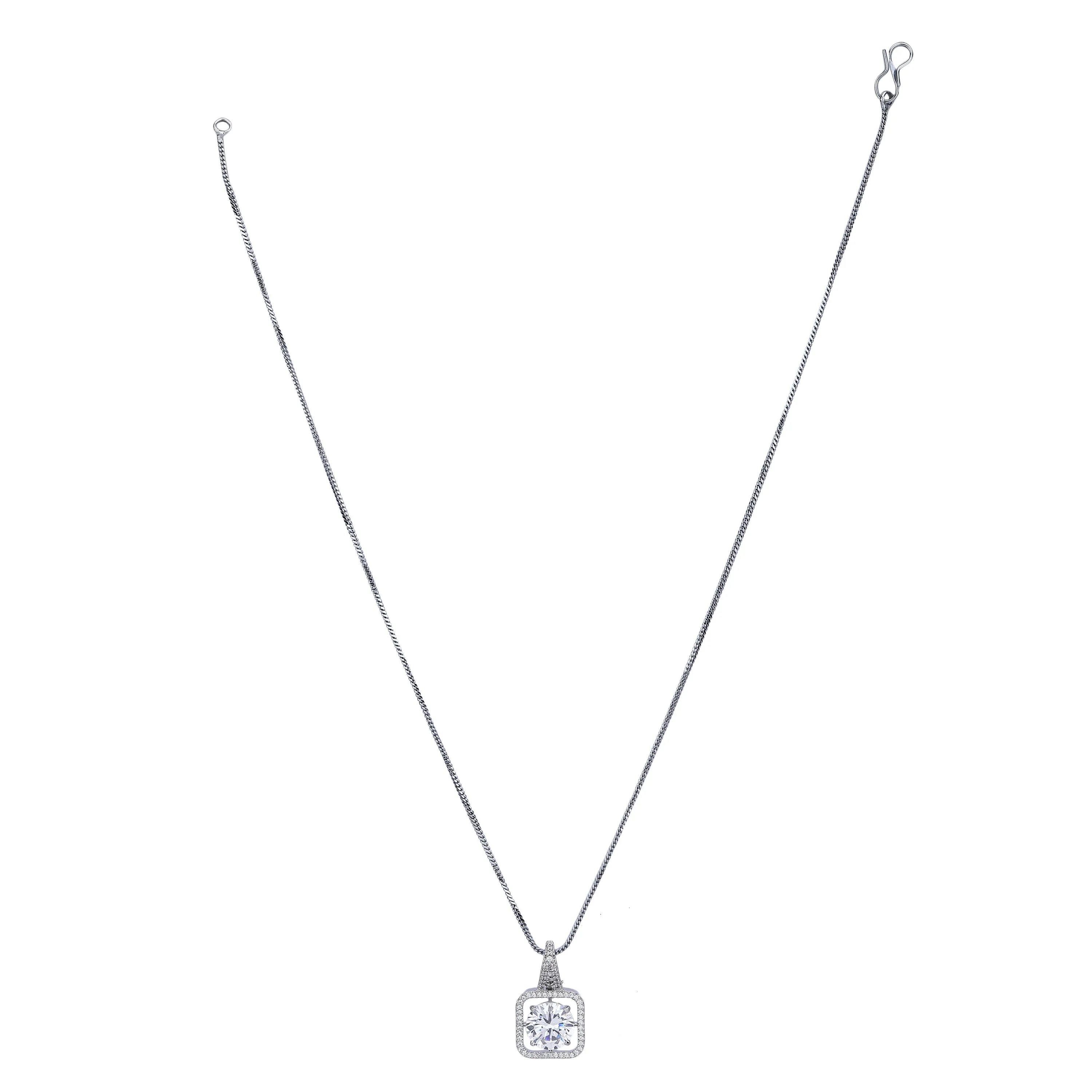 Amisha Zircon Pendant Set